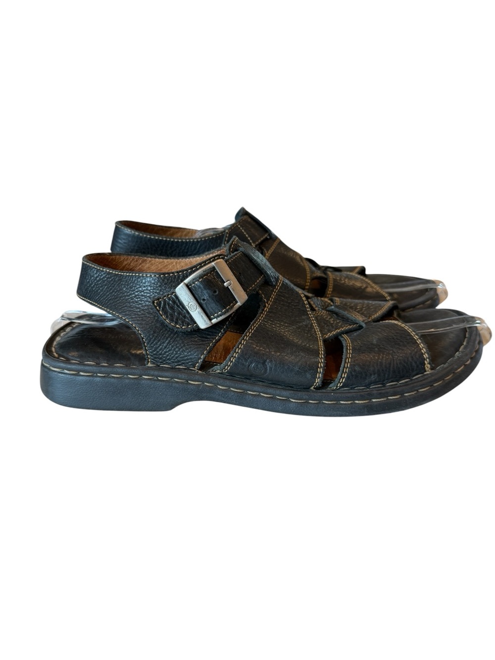 Born Men's Leather Fisherman Sandals Size 11